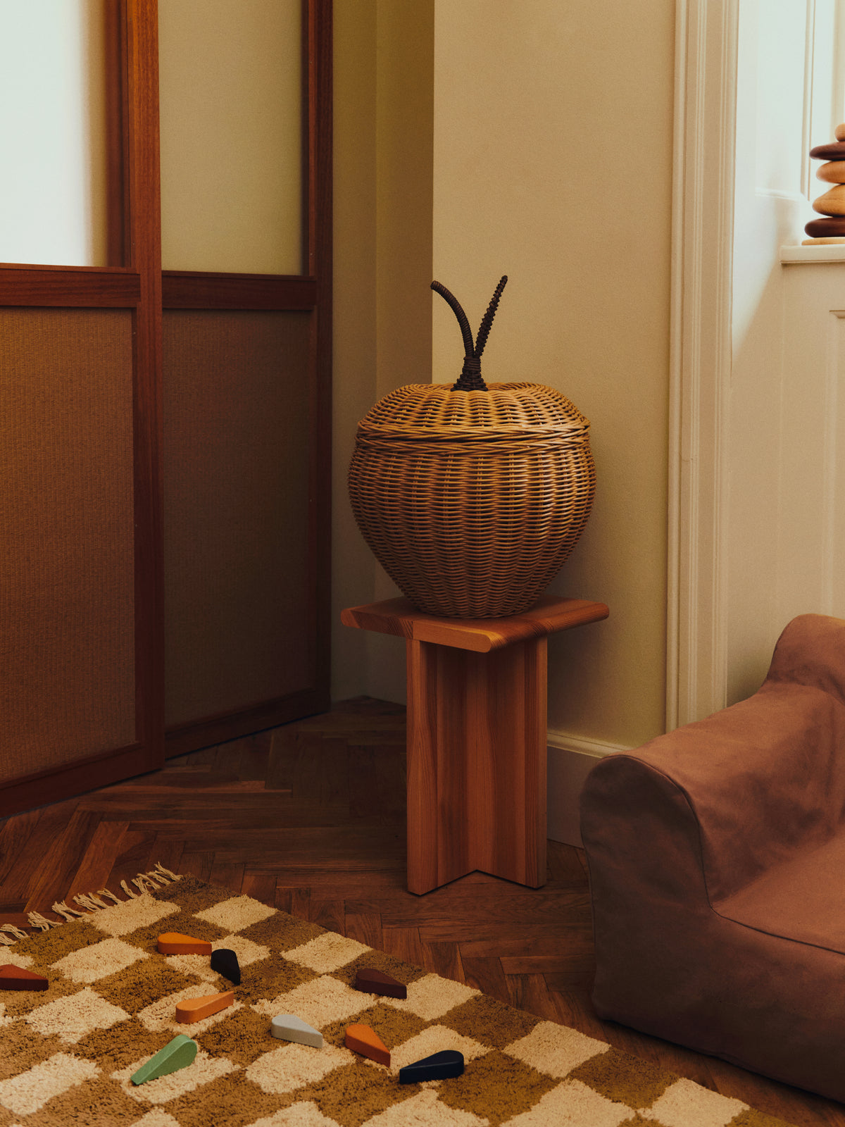 Ferm Living Mara tapis lavable - Tan/Warm Sand