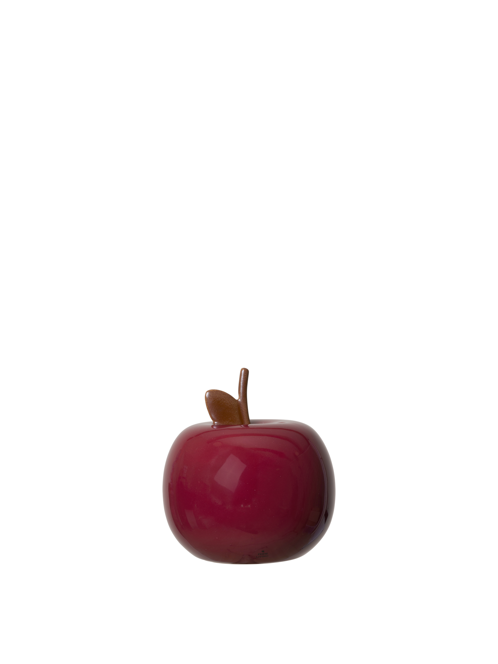 Ferm Living Apple Spardose - Deep Red