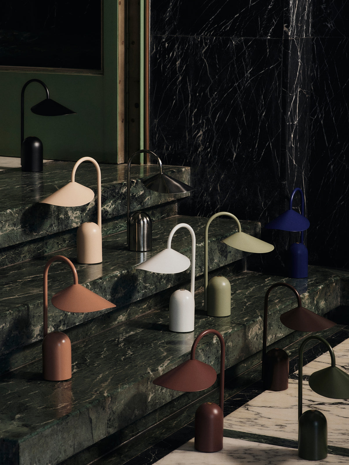 Ferm Living Arum Lampe portable - Grass Green