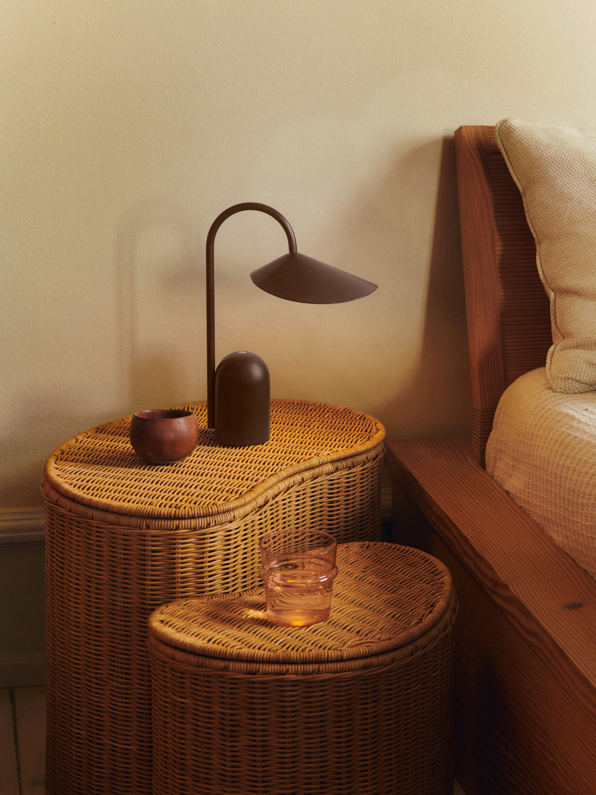 Ferm Living Willora woven storage basket - Set of 2 - Natural
