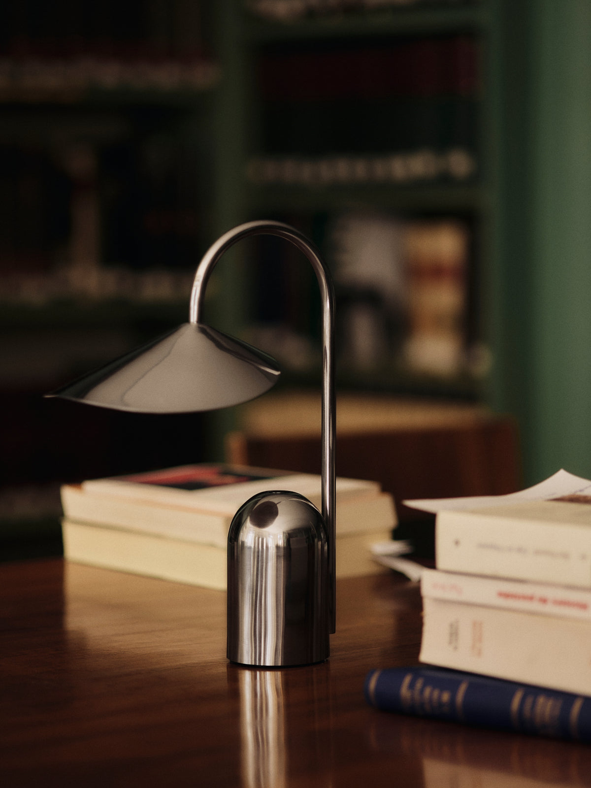 Ferm Living Arum Portable Lampe - Stainless Steel