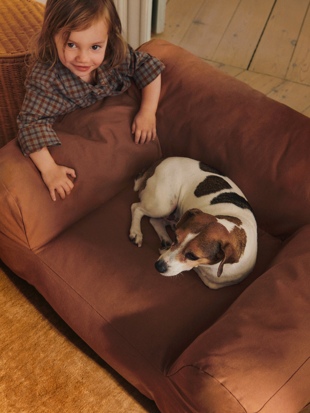 Ferm Living Billow Beanbag - Tan