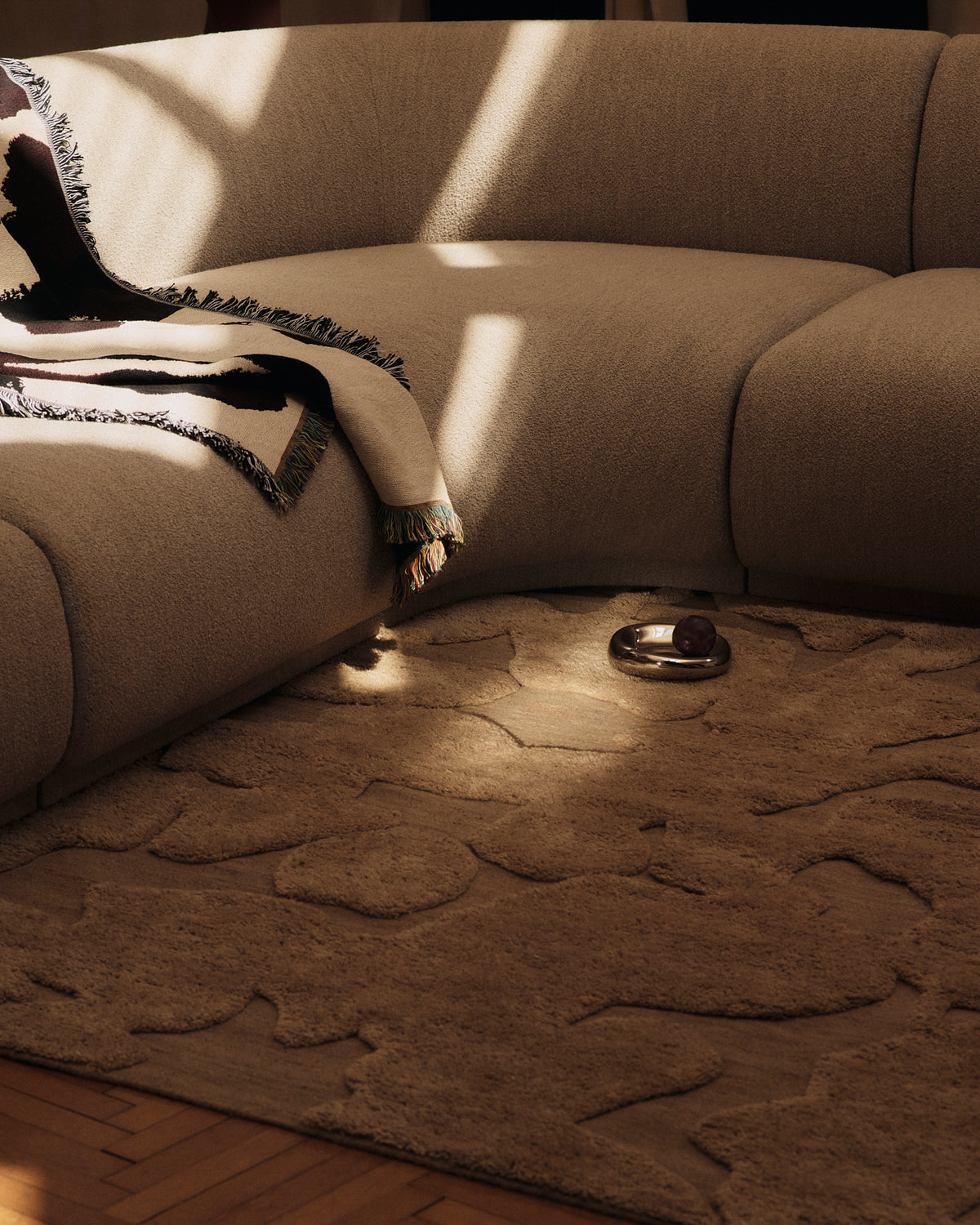 Tappeto Ferm Living Cilla - 200 x 300 - Tan