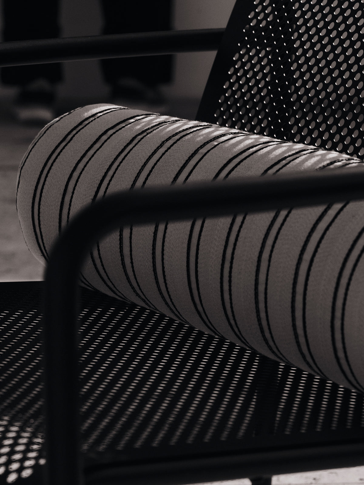 Ferm Living Twill Cuscino a cuscino - Cashmere/Nero