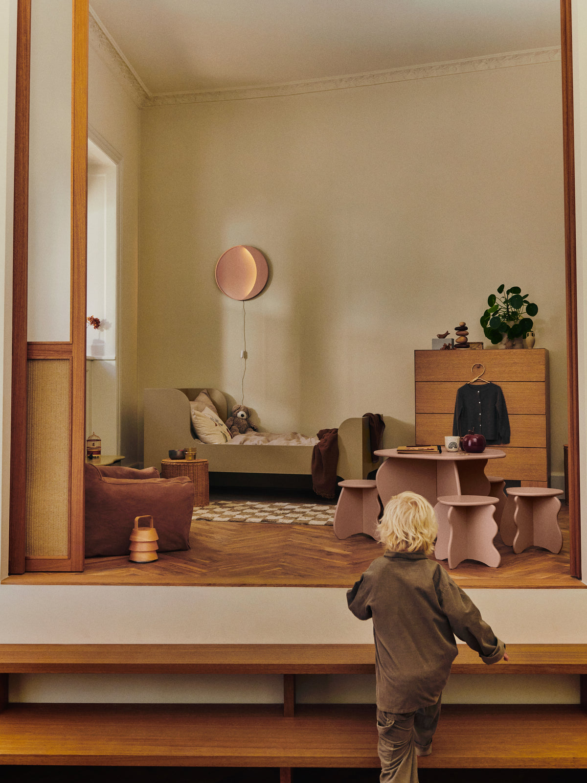 Ferm Living Slope Stool - Rose