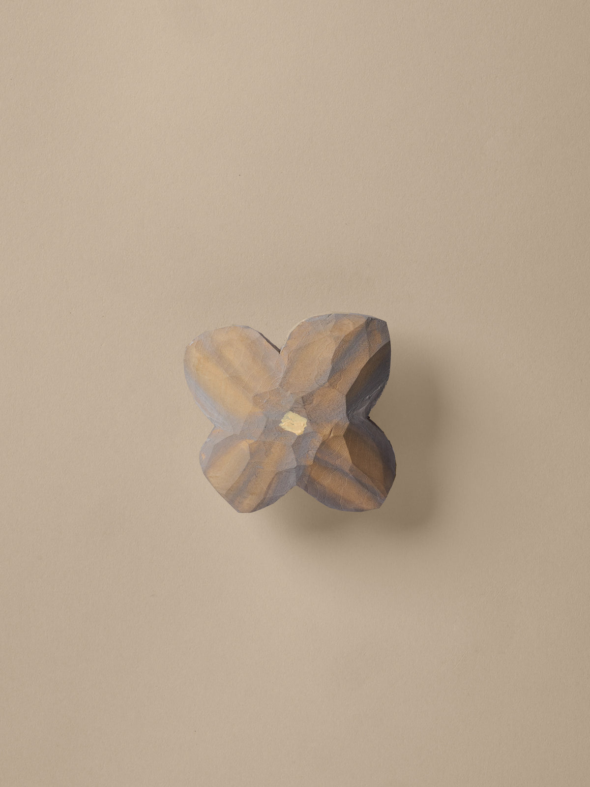 Ferm Living Poesie Hand-carved Hook - Mist Blue