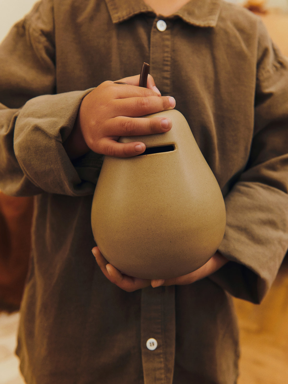 Ferm Living Pear Spardose - Cashmere