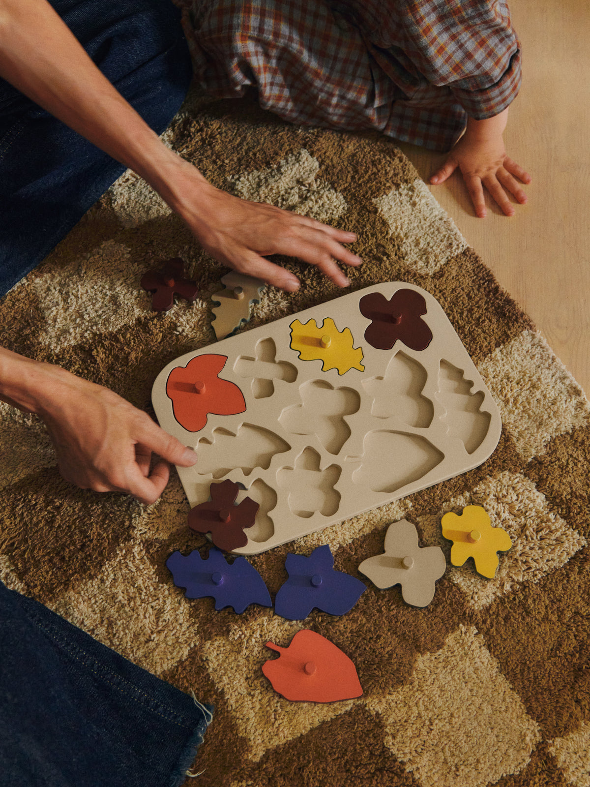 Ferm Living Mara tapis lavable - Tan/Warm Sand