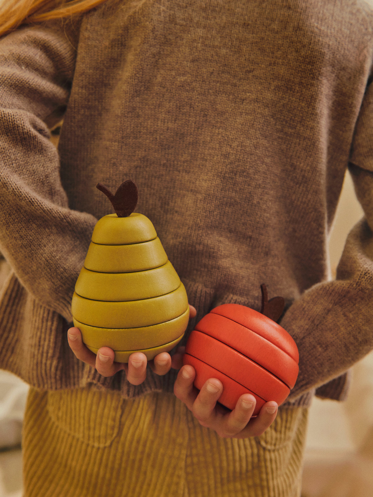 Ferm Living Stacking Apple and Pear - Set of 2 - Multi