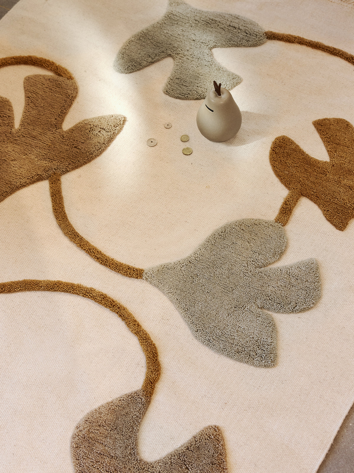 Tapis Ferm Living Swif Bird Wool - 140 x 200 - Multi
