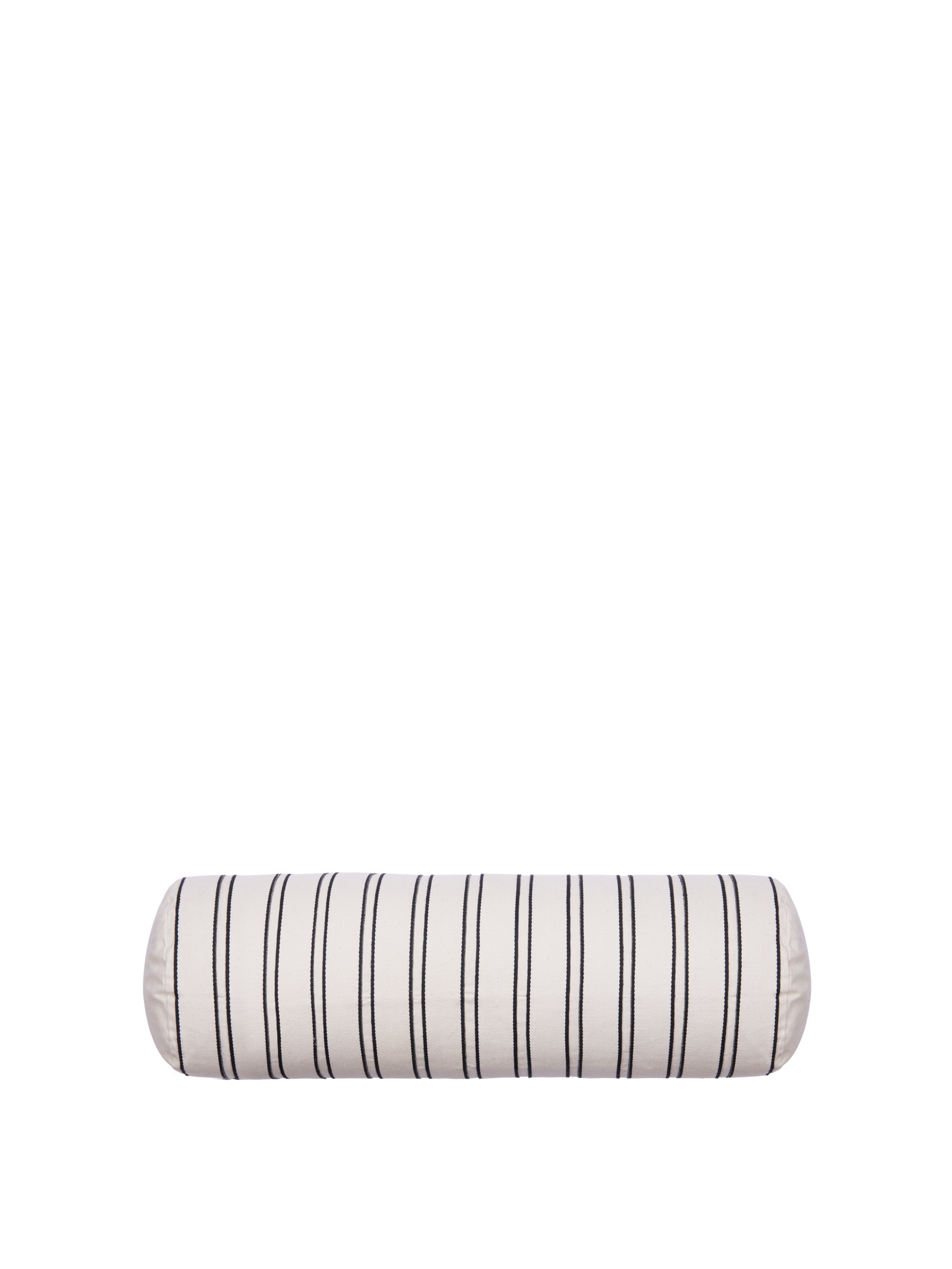 Ferm Living Twill Cuscino per bolster - Bianco sporco/Nero