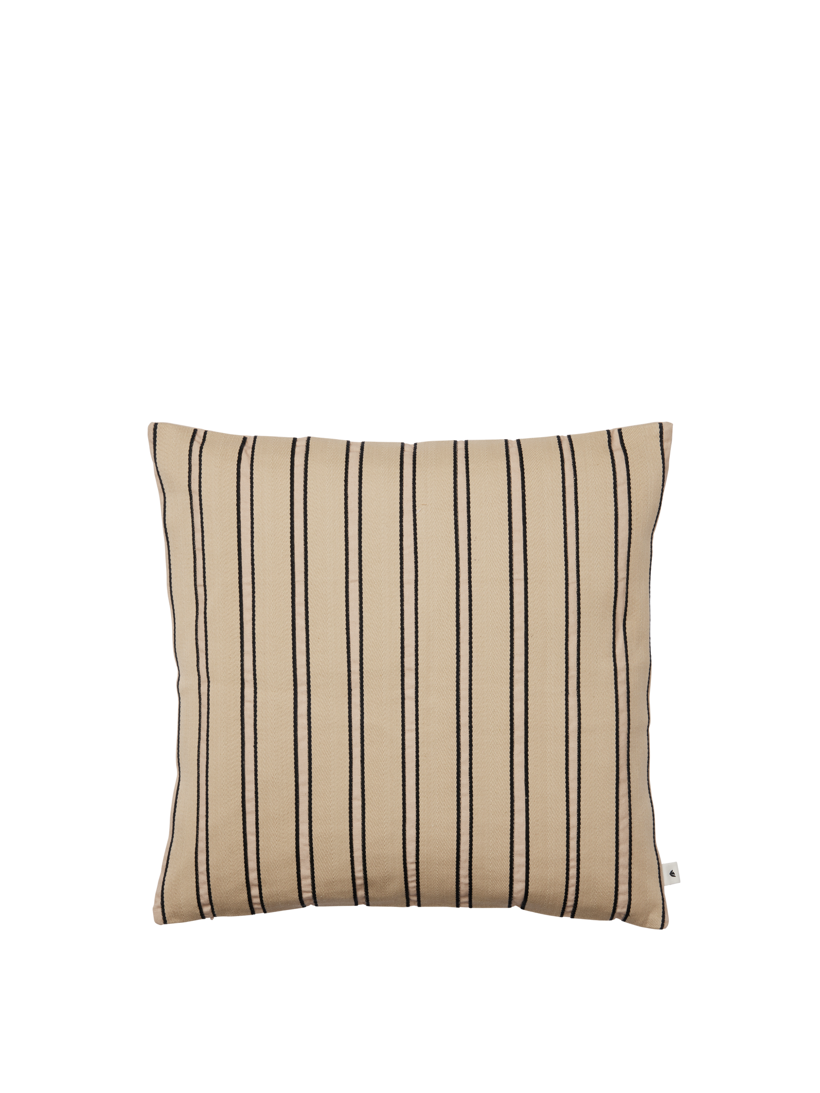 Ferm Living Copricuscino in Twill - Cashmere/Nero