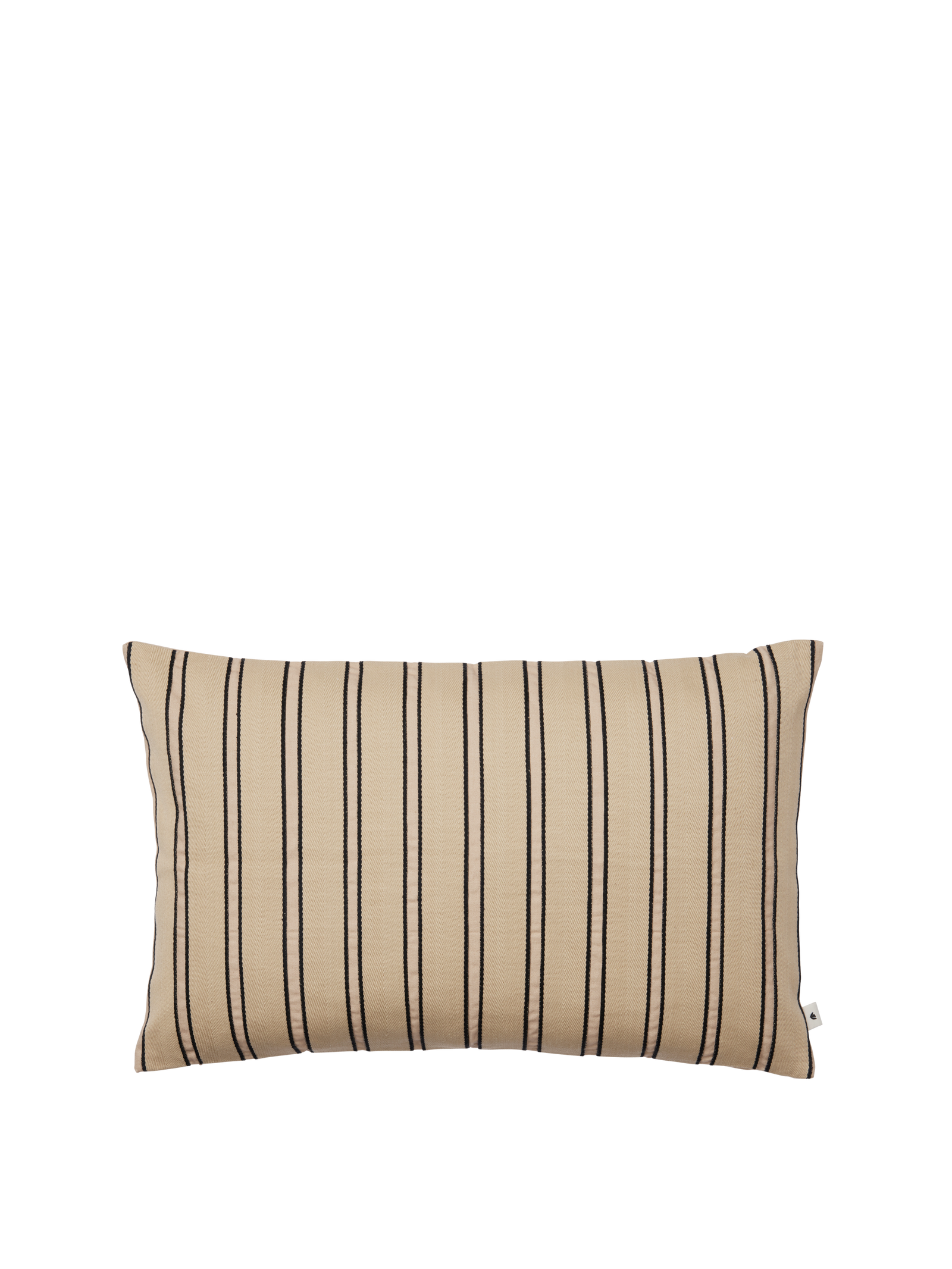 Ferm Living Twill Cuscino - Rettangolare - Cashmere/Nero
