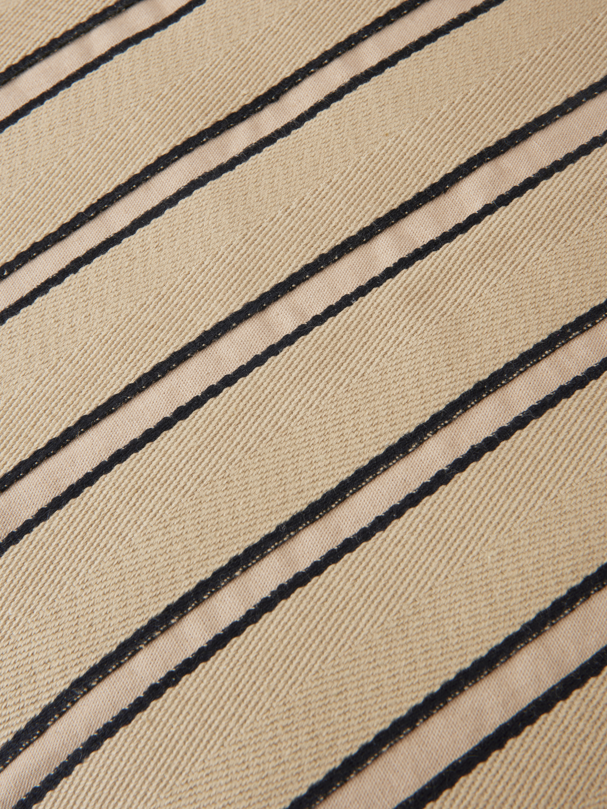 Ferm Living Twill Cuscino a cuscino - Cashmere/Nero