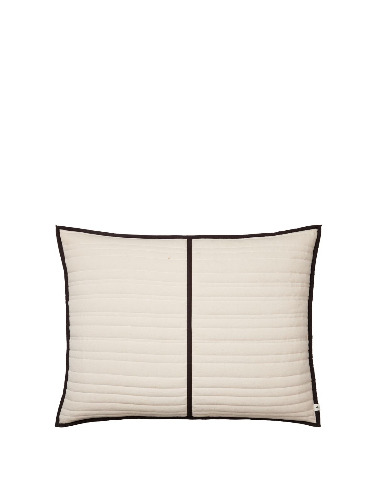 Ferm Living Vari gesteppt Kissen - Rectangular - Natural/Dark