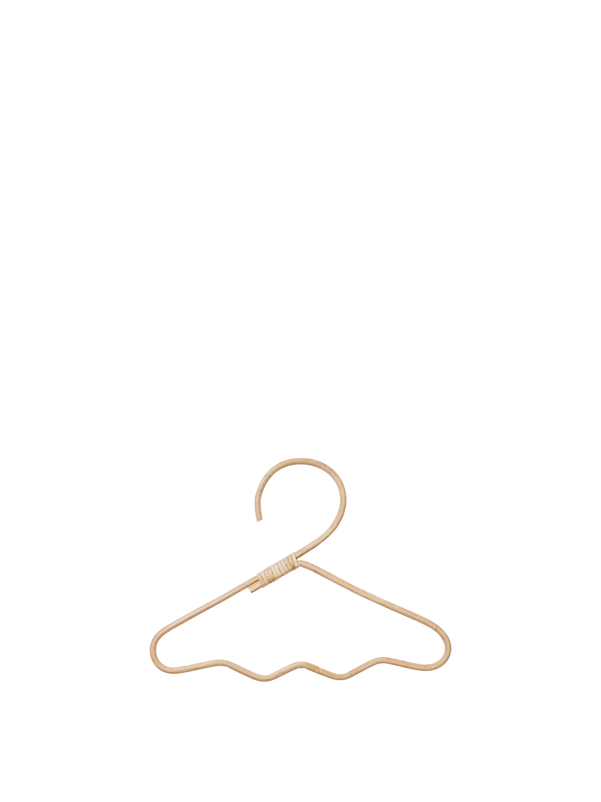 Ferm Living Wavi - Set di 3 appendiabiti - Naturale