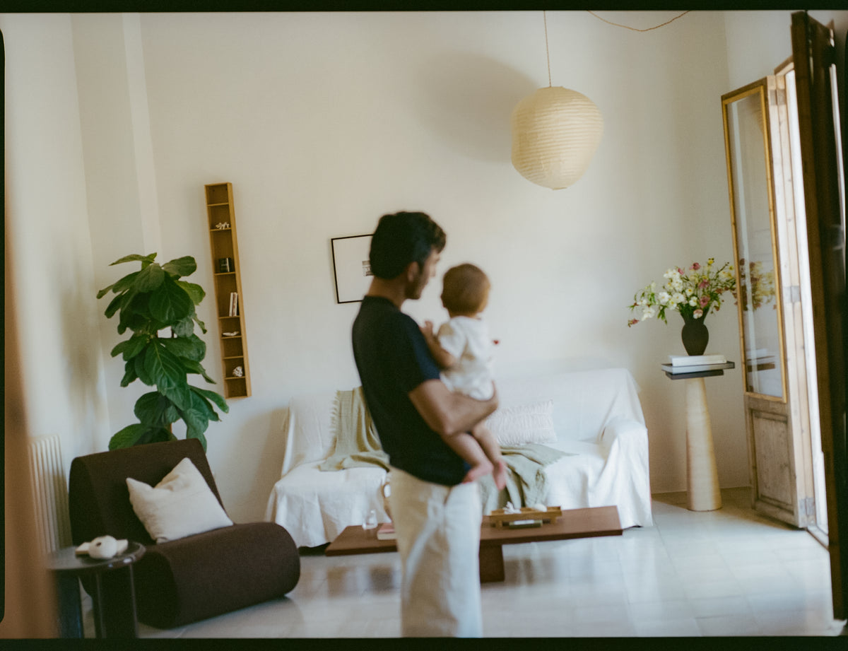 Ferm Living Kurbis paralume 60 - Naturale