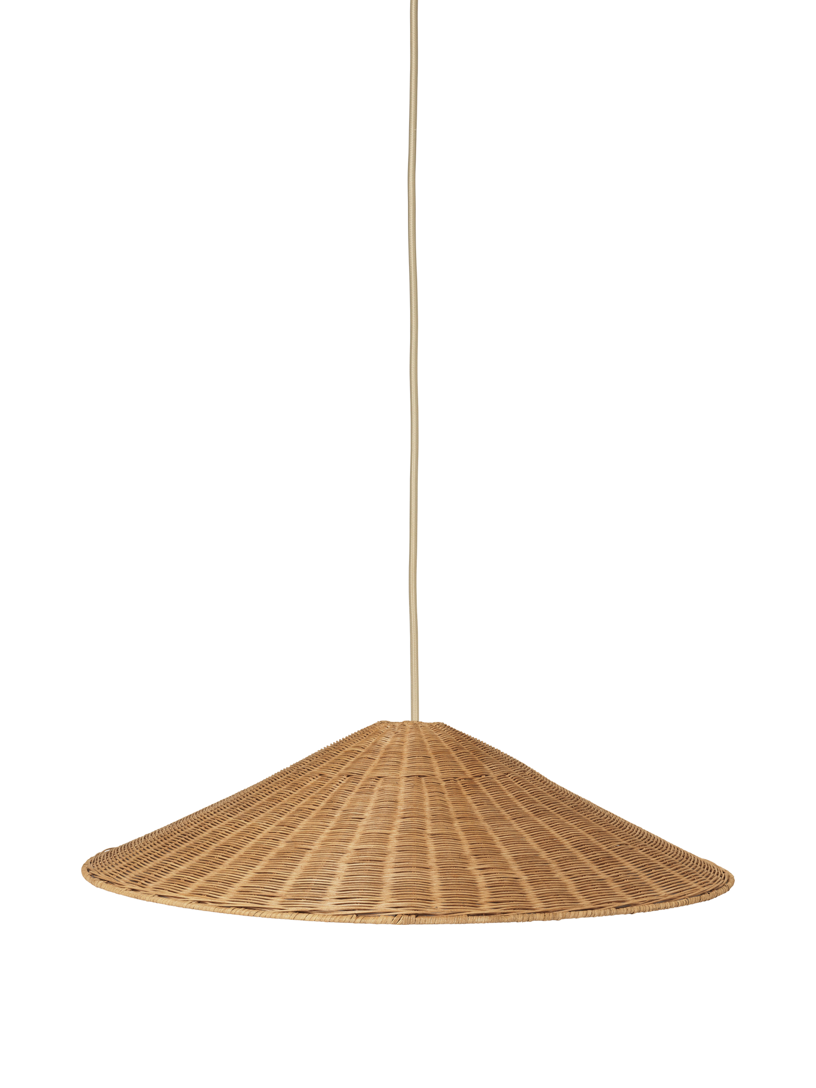 Ferm Living Dou Abat-jour - Ø90 - Natural