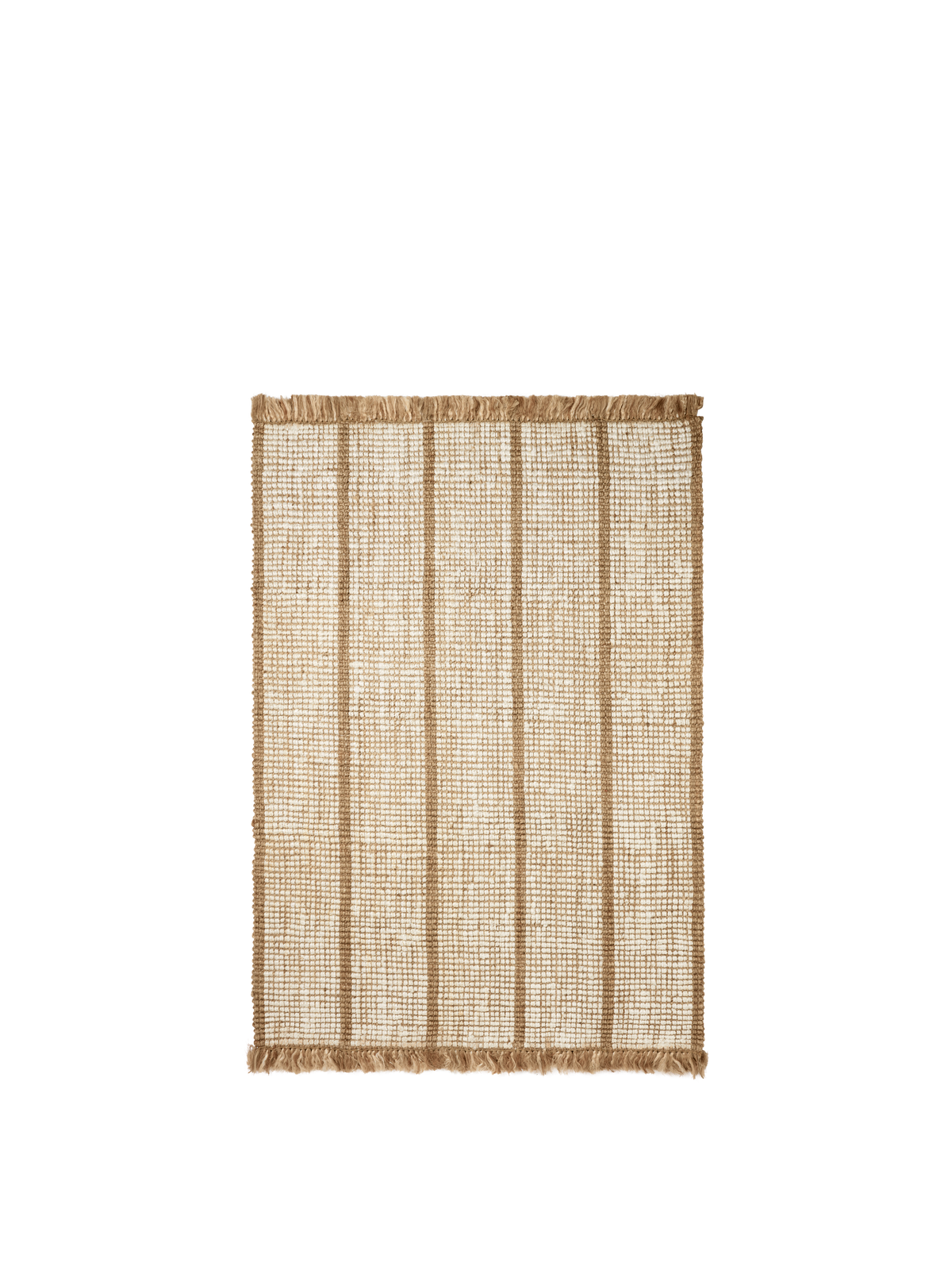 Tapis Ferm Living Athens Stripes - 140 x 200 - Natural/Off-white