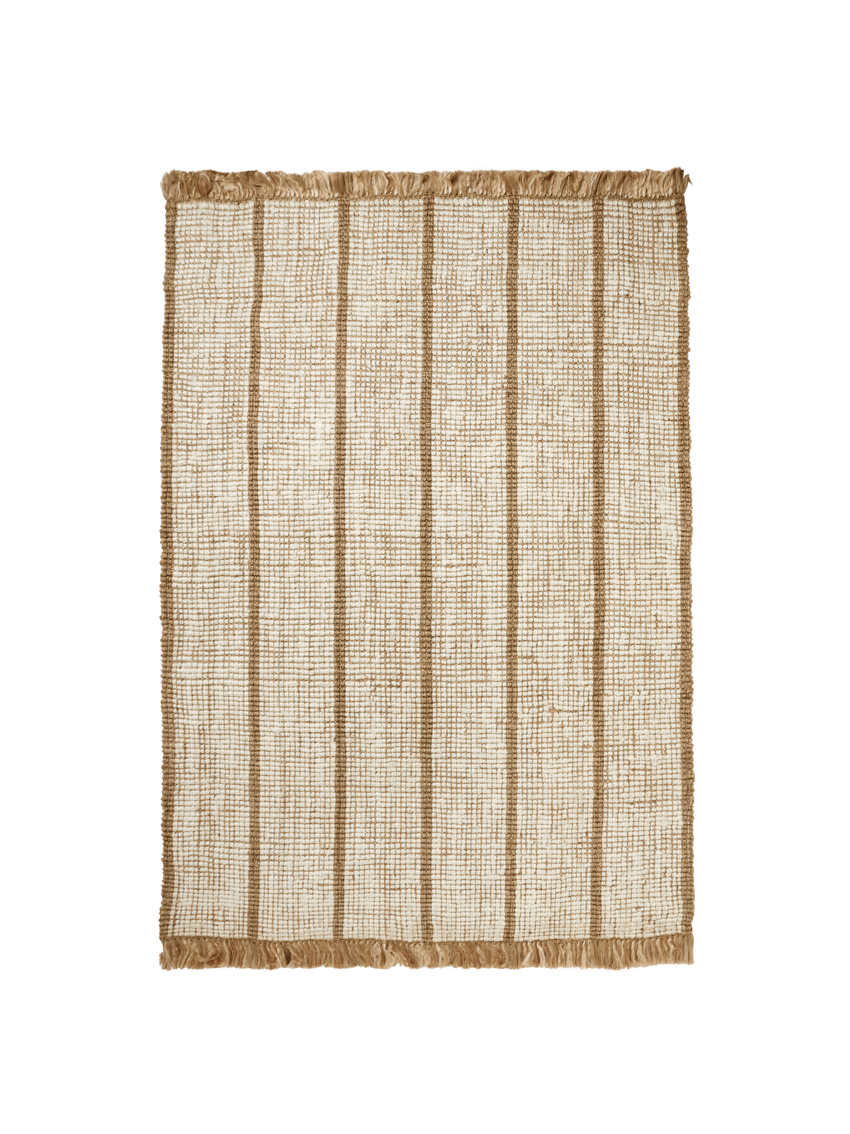 Ferm Living Athens Stripes Rug - 170 x 240 - Natural/Off-white