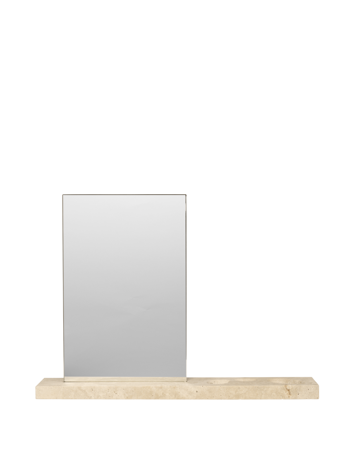 Ferm Living Caseta Table Mirror - Travertine