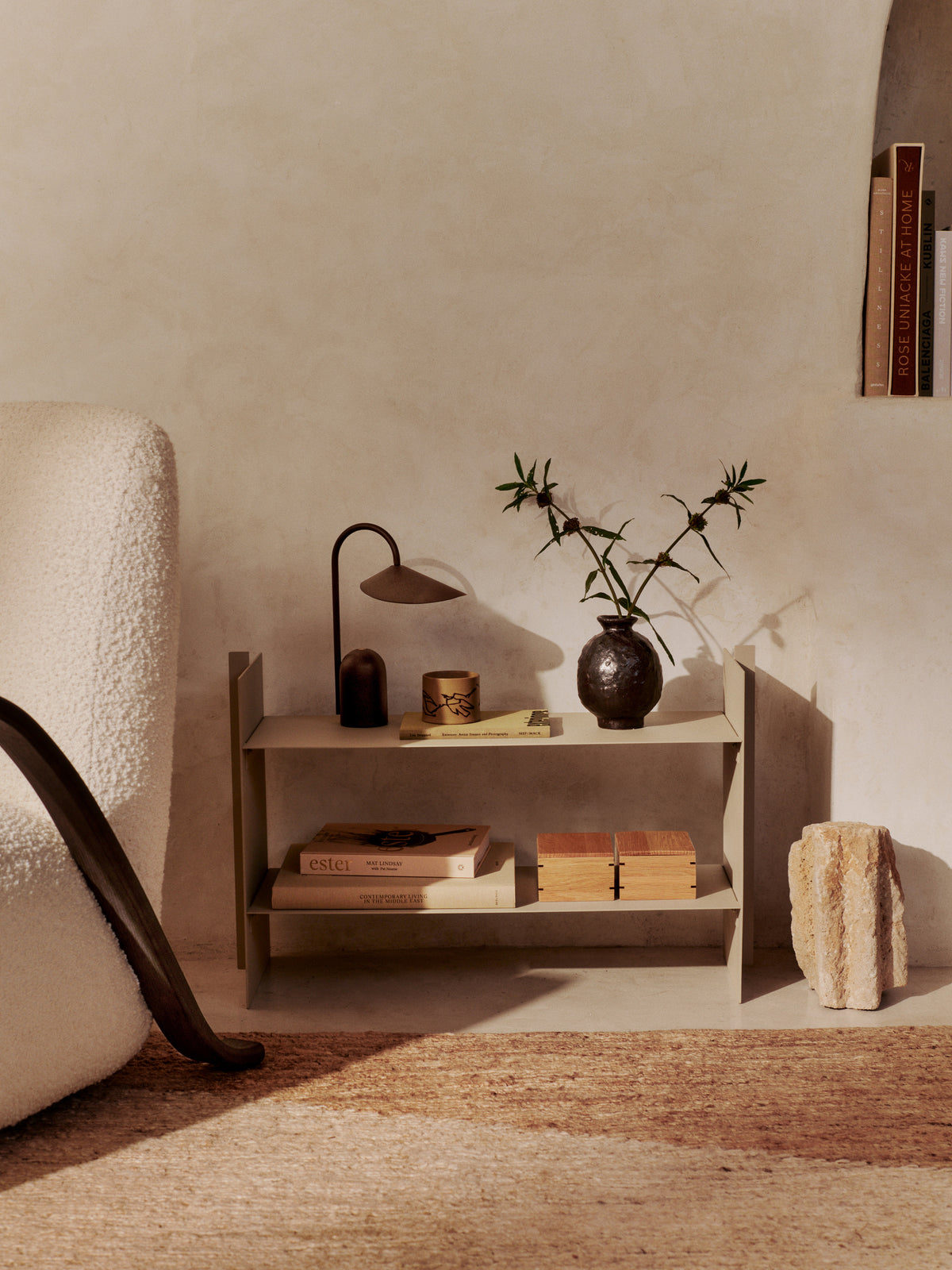 Ferm Living Arum Portable Lamp - Dark Chocolate