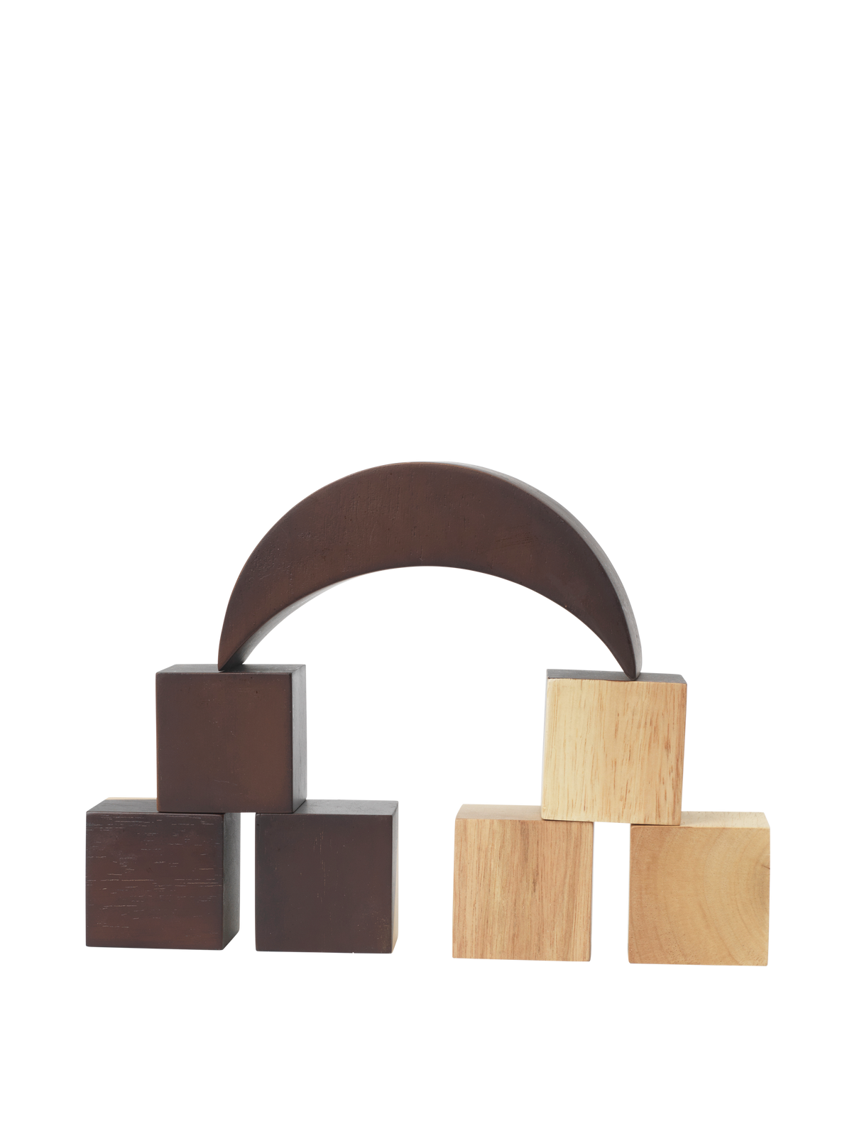 Ferm Living Phase Building Blocks - Naturale/scuro macchiato