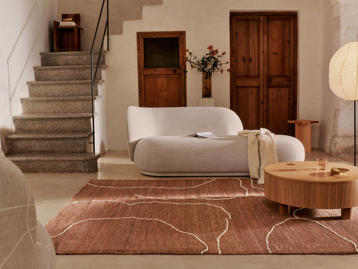 Ferm Living Scrivania Little Architect - Blu scuro