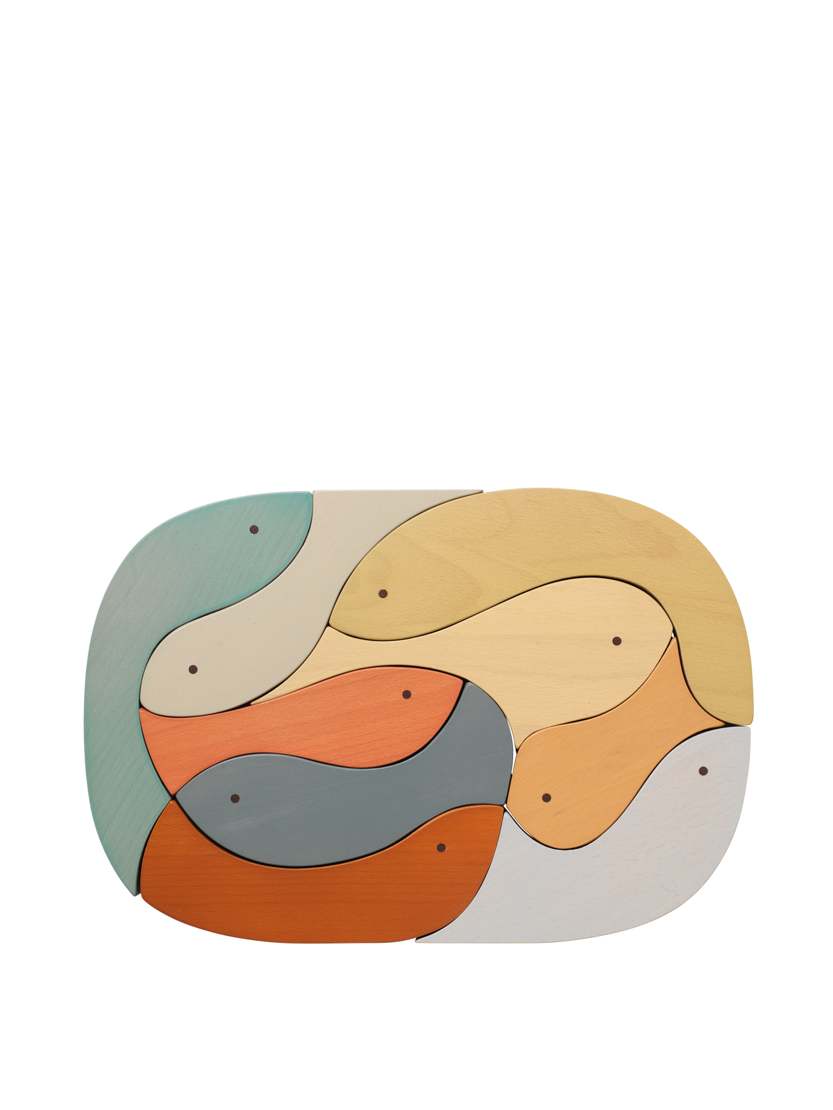 Ferm Living Shoal Puzzle - Multi