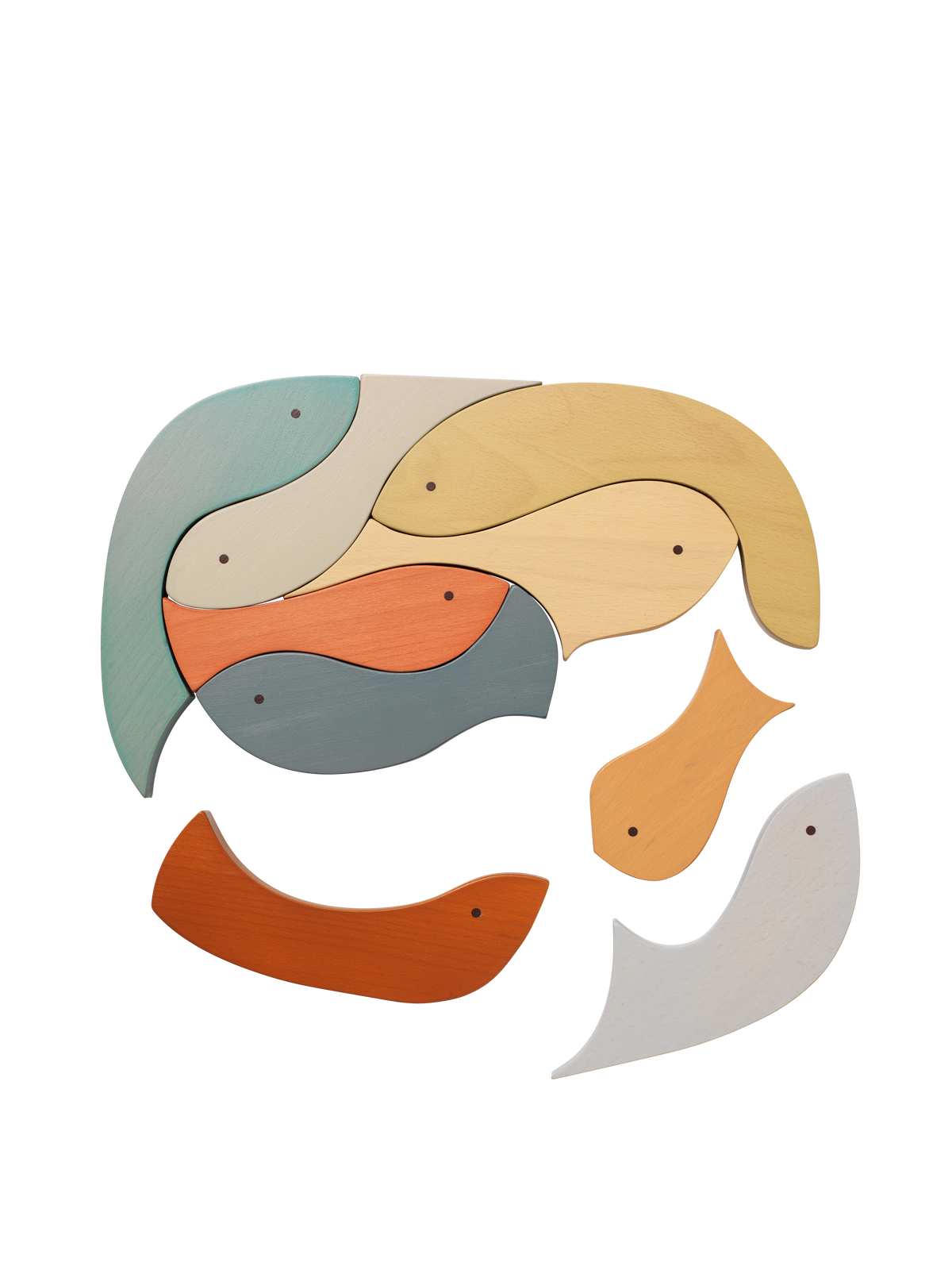 Ferm Living Shoal Puzzle - Multi