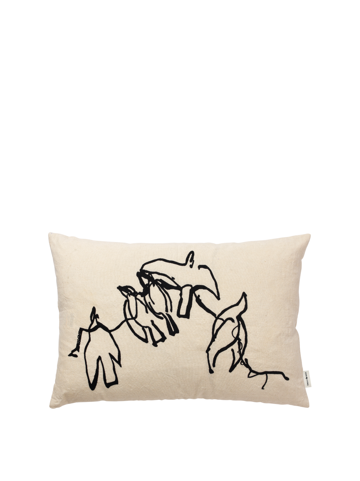 Ferm Living Vuelo Couverture de coussin - Natural