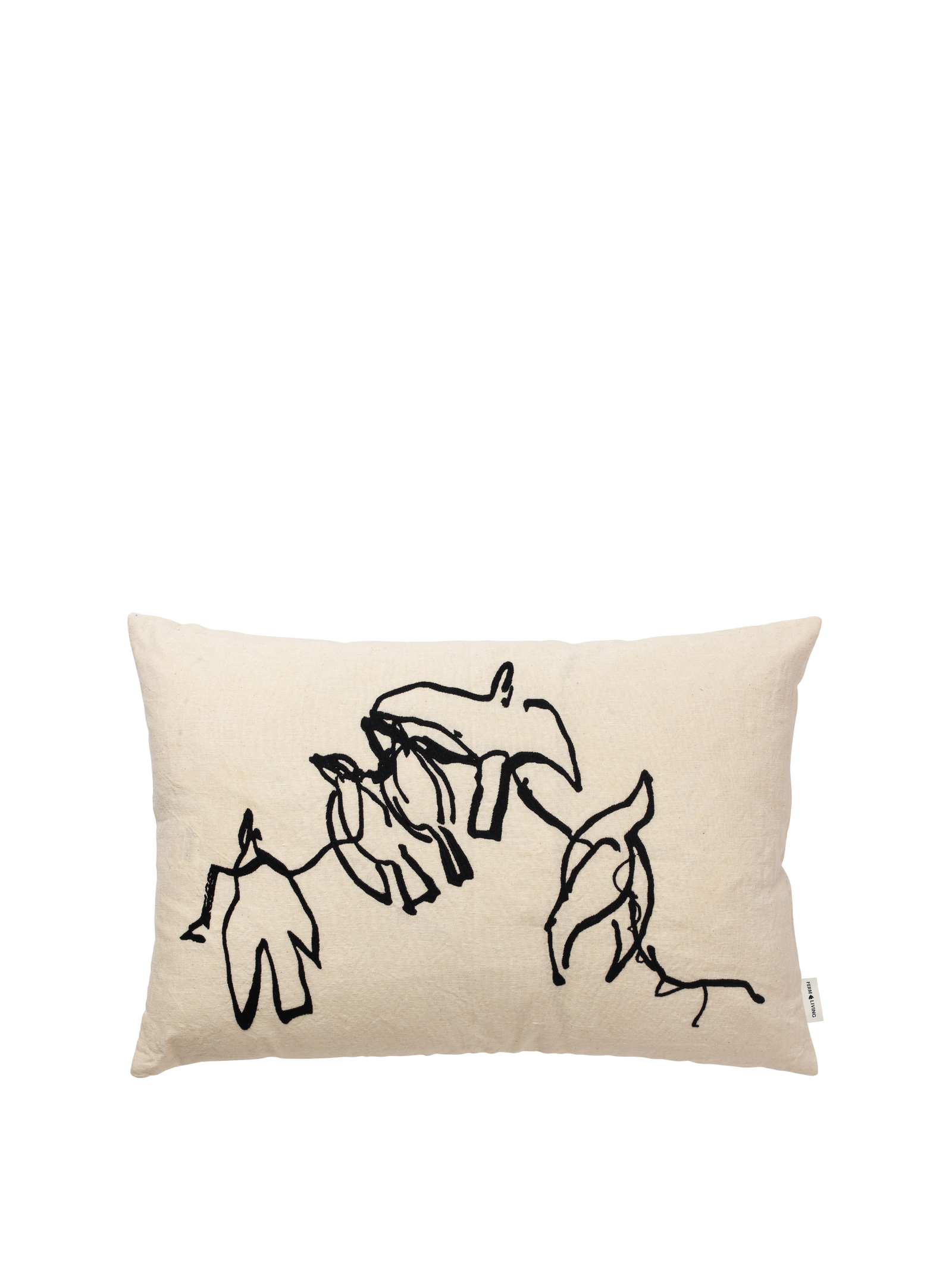 Ferm Living Vuelo Couverture de coussin - Natural