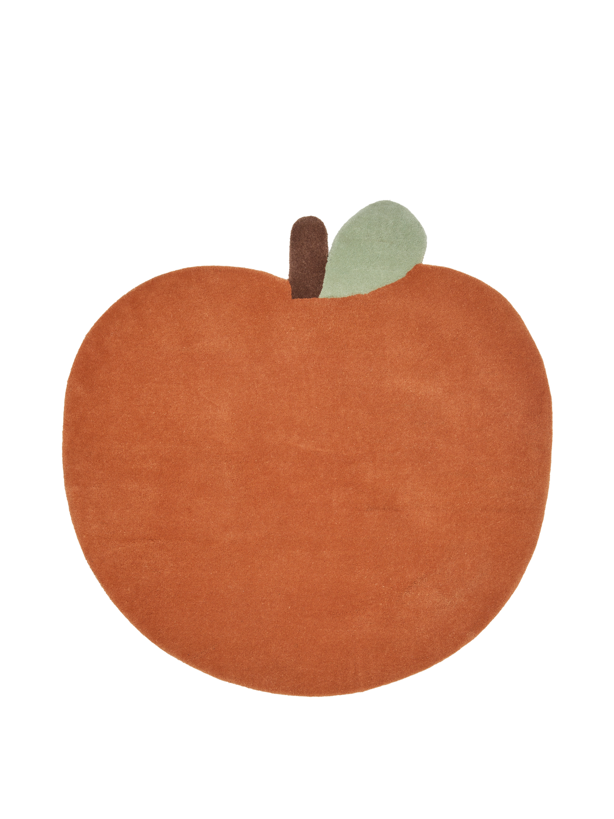 Ferm Living Apple Tufting-Teppich - Brown Clay