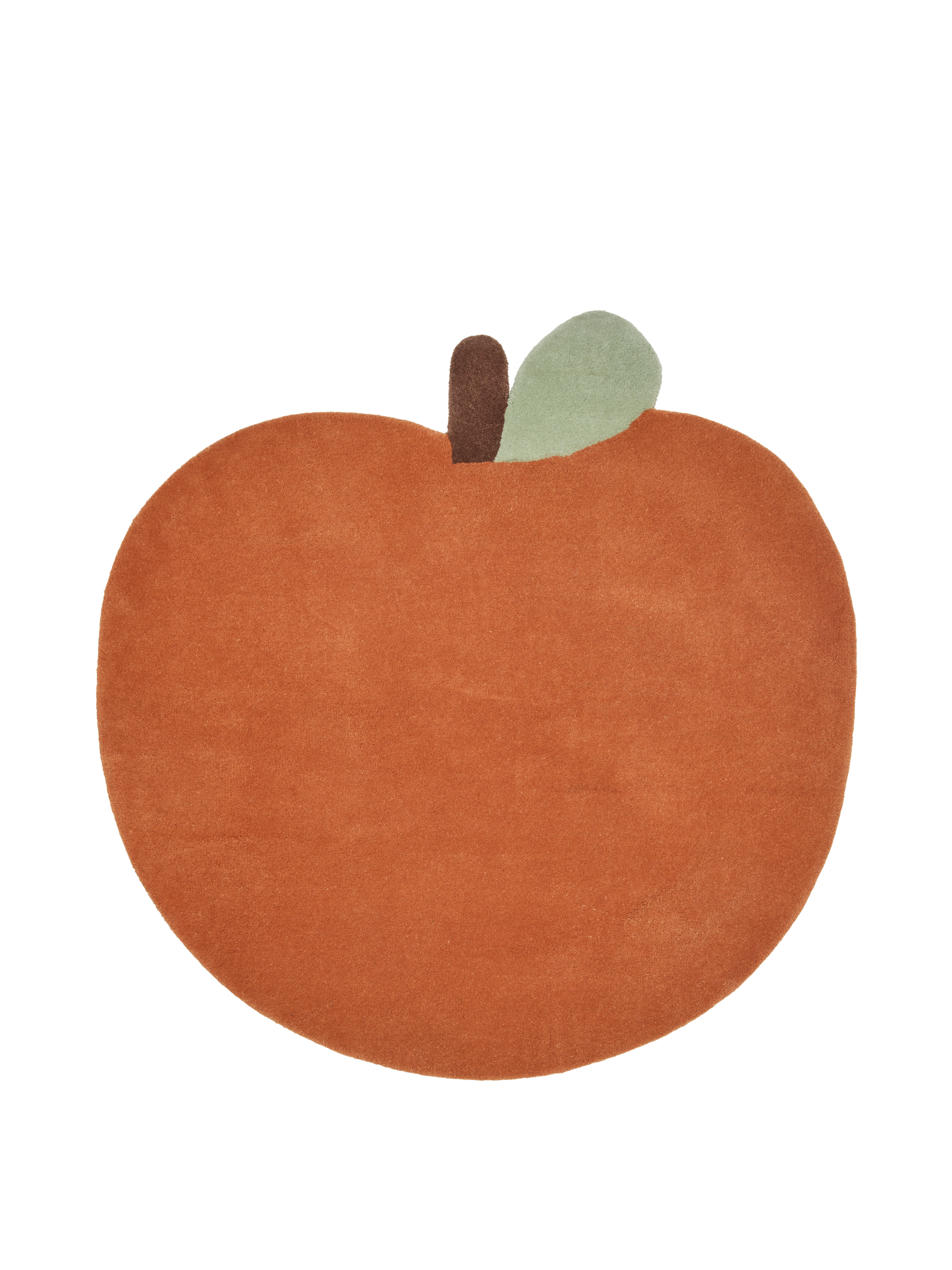Ferm Living Apple Tufting-Teppich - Brown Clay