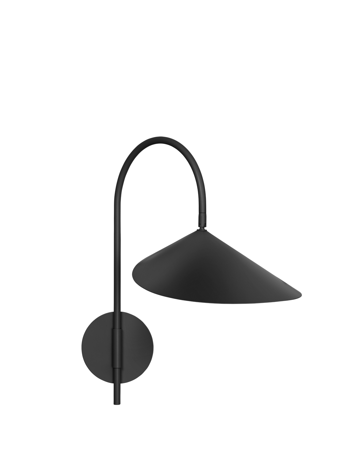Ferm Living Arum Lampada da parete orientabile - Cablata - Nero