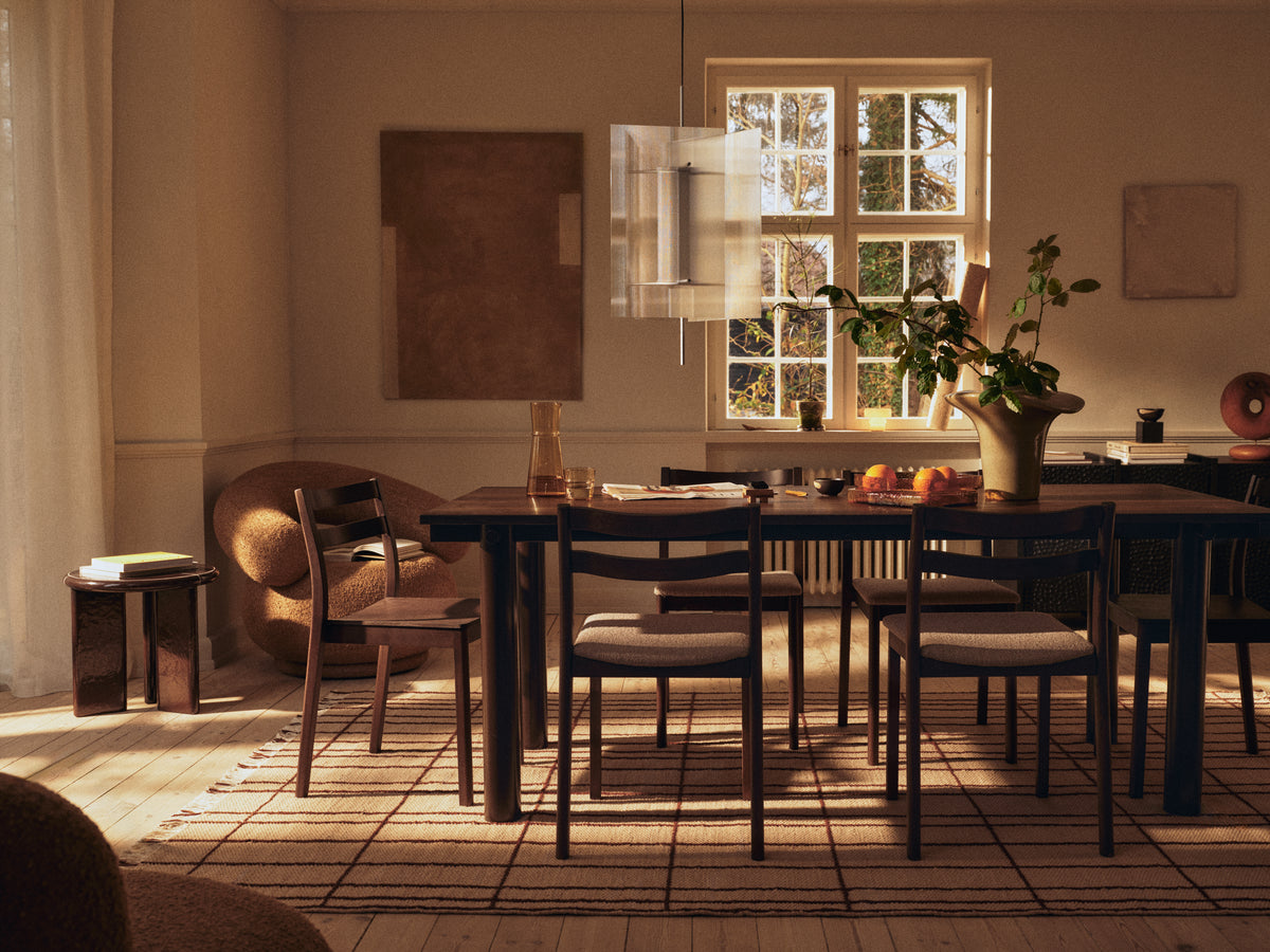 Ferm Living Sen Rug - 200 x 300 - Parchment/Chestnut