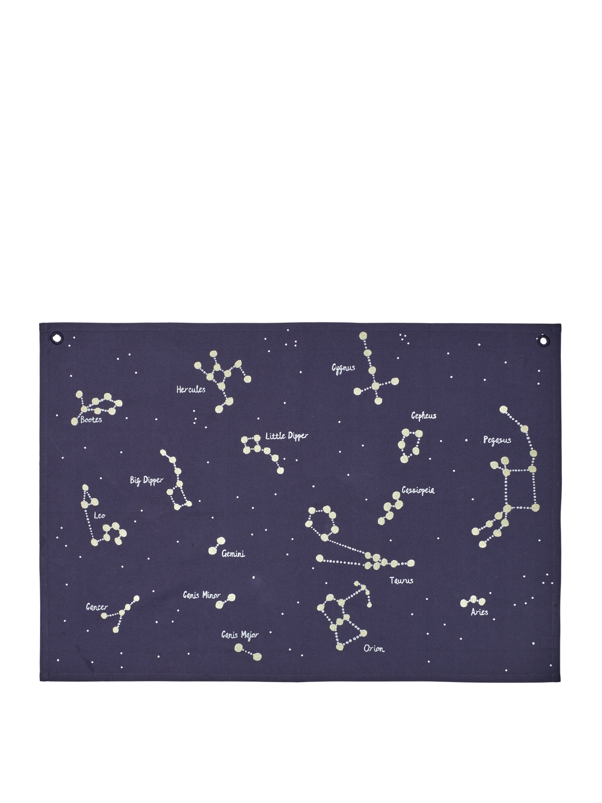 Ferm Living Constellation Textile Card - Dark Blue