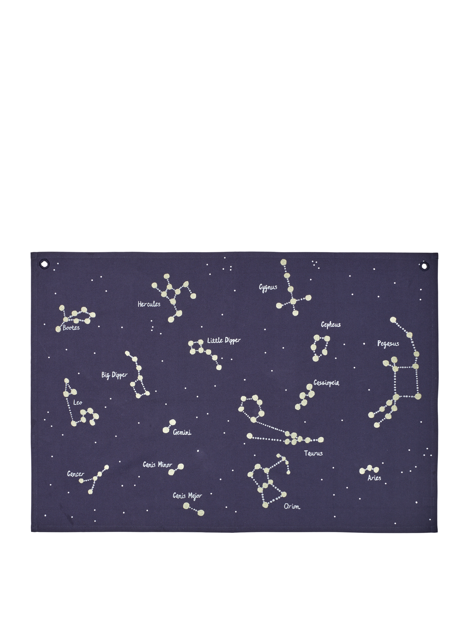 Ferm Living Constellation Textile Card - Blu scuro
