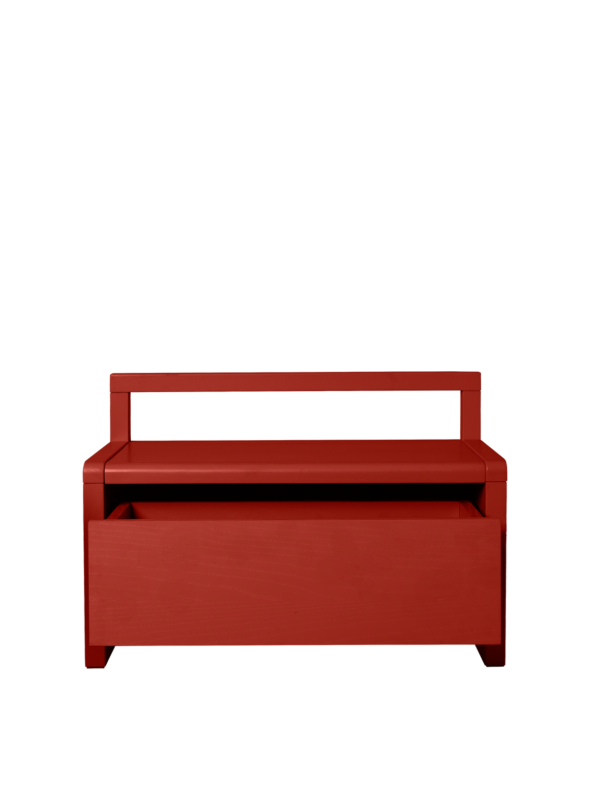 Ferm Living Little Architect Storage Bench - Rosso papavero