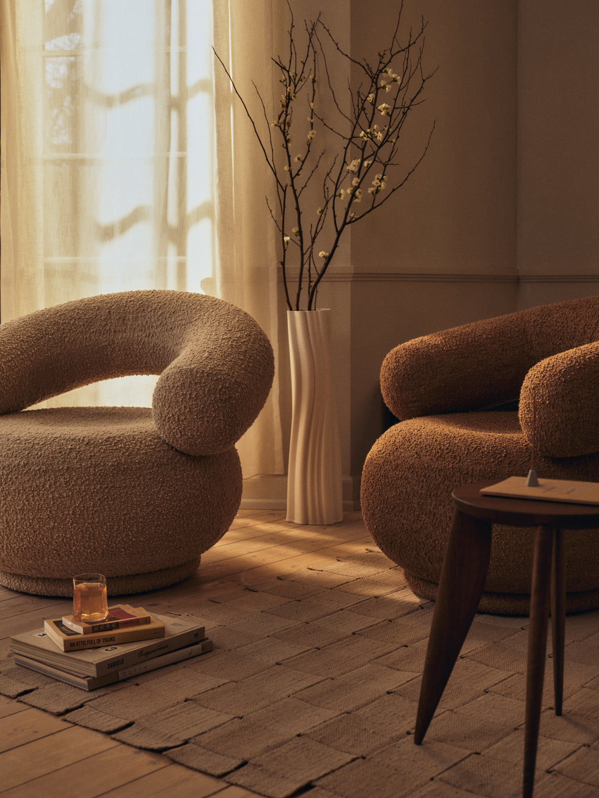 Tappeto Ferm Living Foundation - 135 x 200 - Cashmere