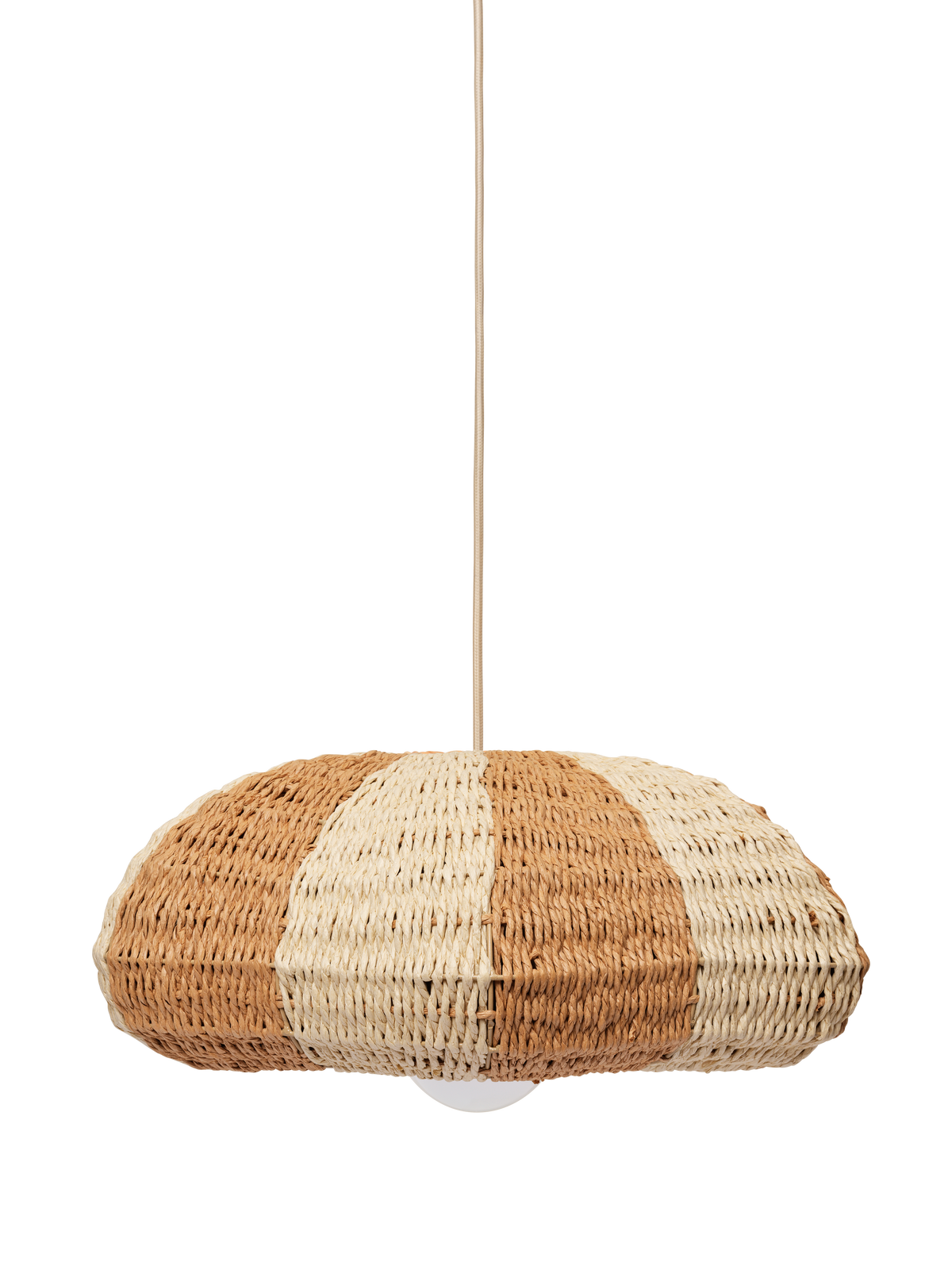 Ferm Living Rivan Lampshade - Paper - Natural/Off-white