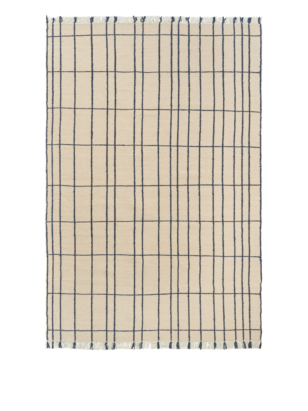 Ferm Living Tappeto Sen - 200 x 300 - Pergamena/Indaco