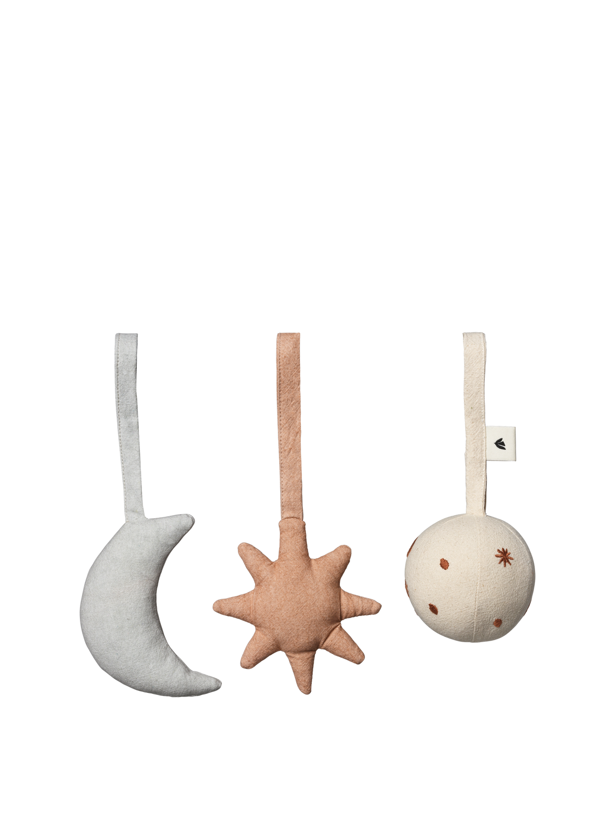 Ferm Living Skye Baby Toys - Set of 3 - Rose
