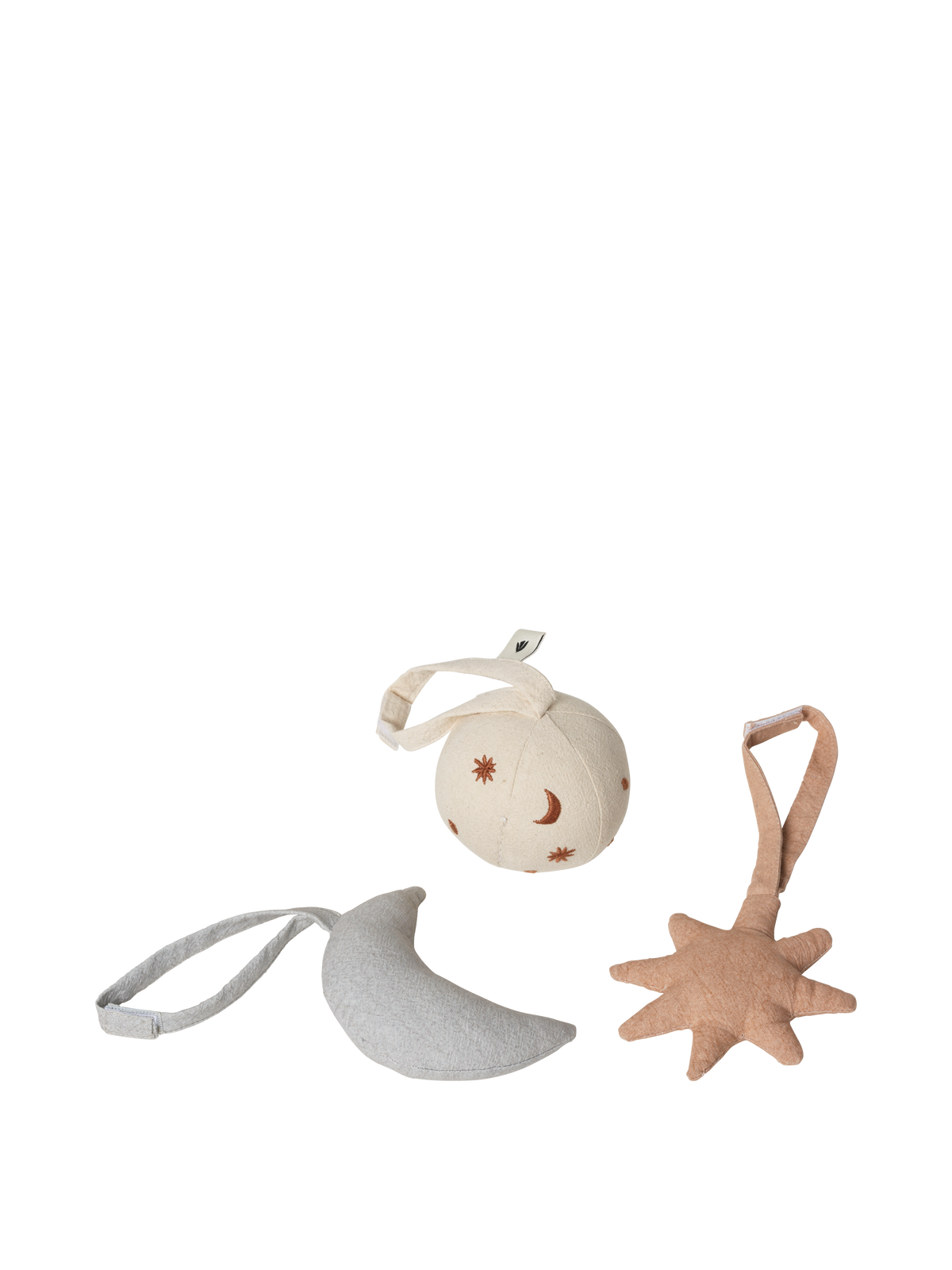 Ferm Living Skye Baby Toys - Set of 3 - Rose