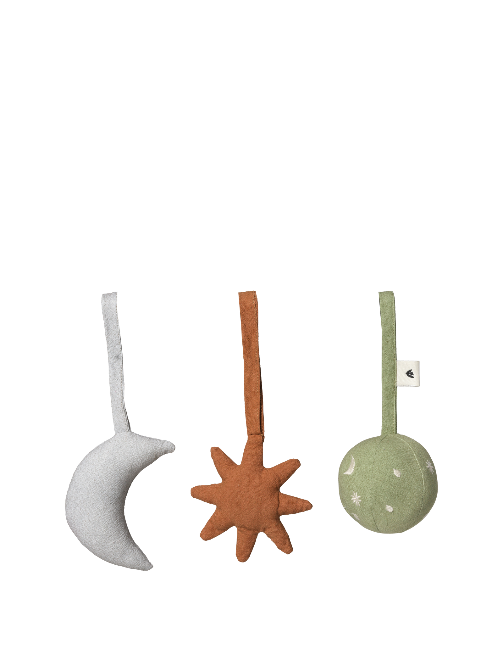 Ferm Living Skye - Set di 3 giocattoli per bambini - Verde tè
