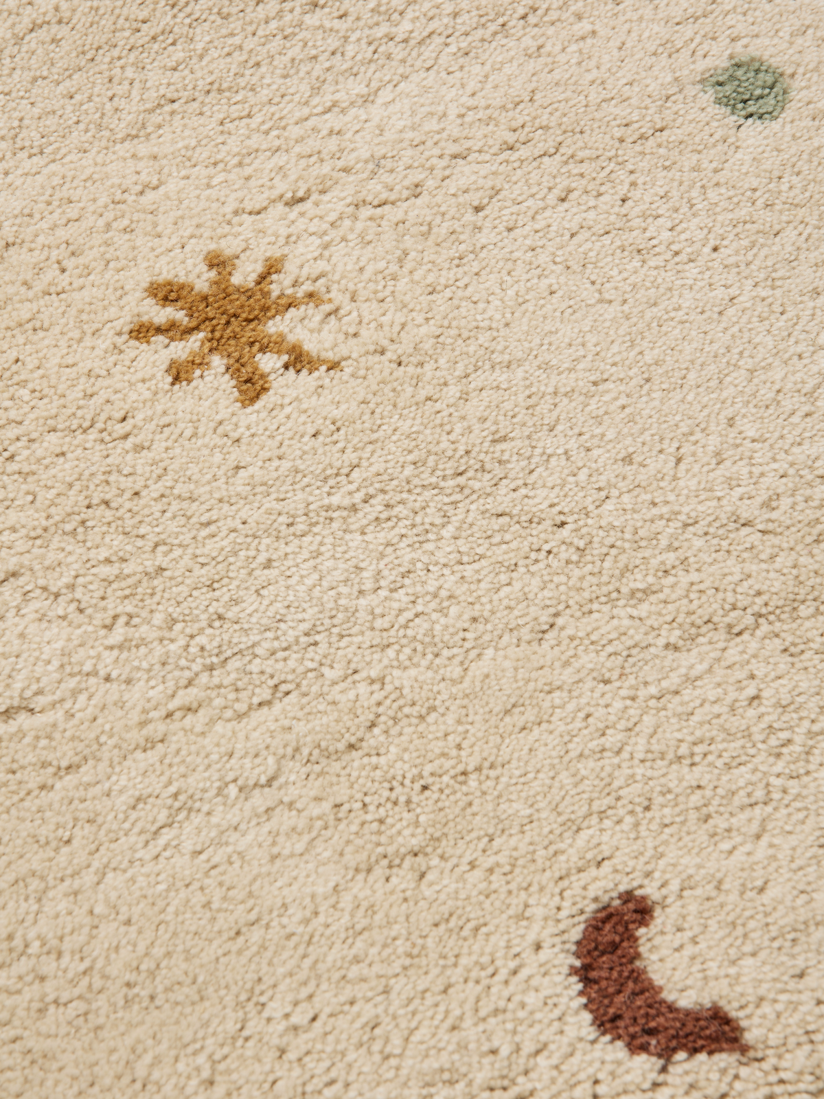 Ferm Living Skye tufted rug - 80 x 120 - Parchment