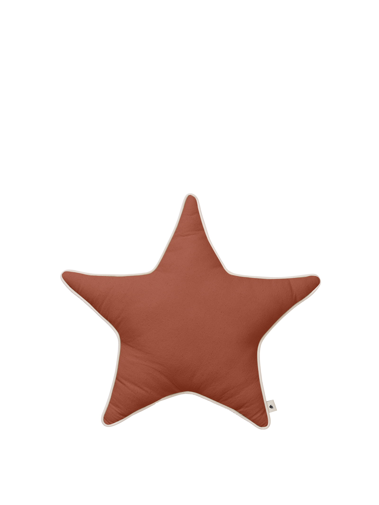 Ferm Living Cuscino a stella - Argilla marrone