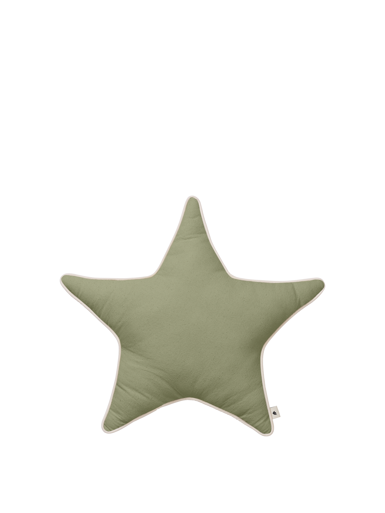 Ferm Living Cuscino a stella - Verde tè