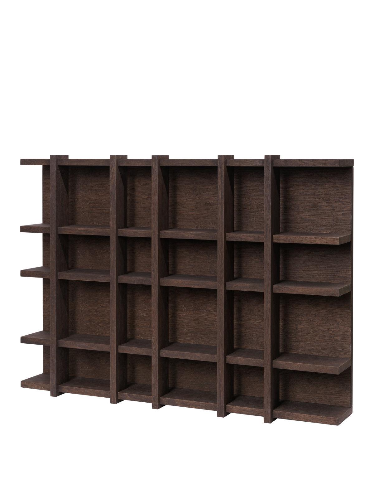 Ferm Living Tilem Shelf - 6x4 - Rovere tinto scuro
