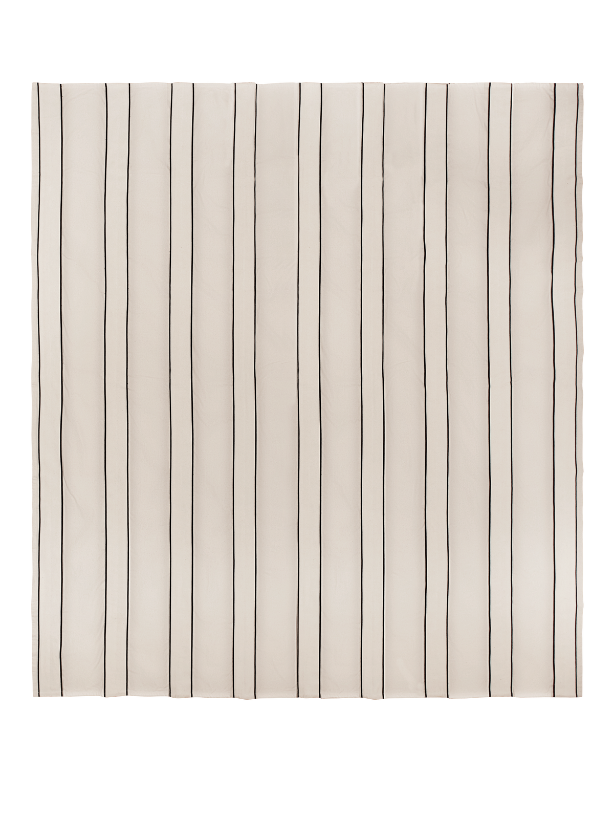 Ferm Living Twill Bedspread - Double - Off-white/Black